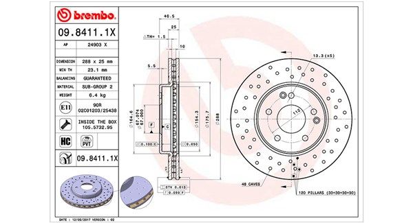 MAGNETI MARELLI Тормозной диск 360406006902